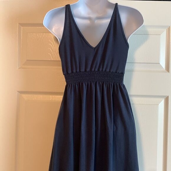 SPLENDID, cover up/ dress,. Spaghetti strap, scrunched in elastic waist, Small - Picture 5 of 10